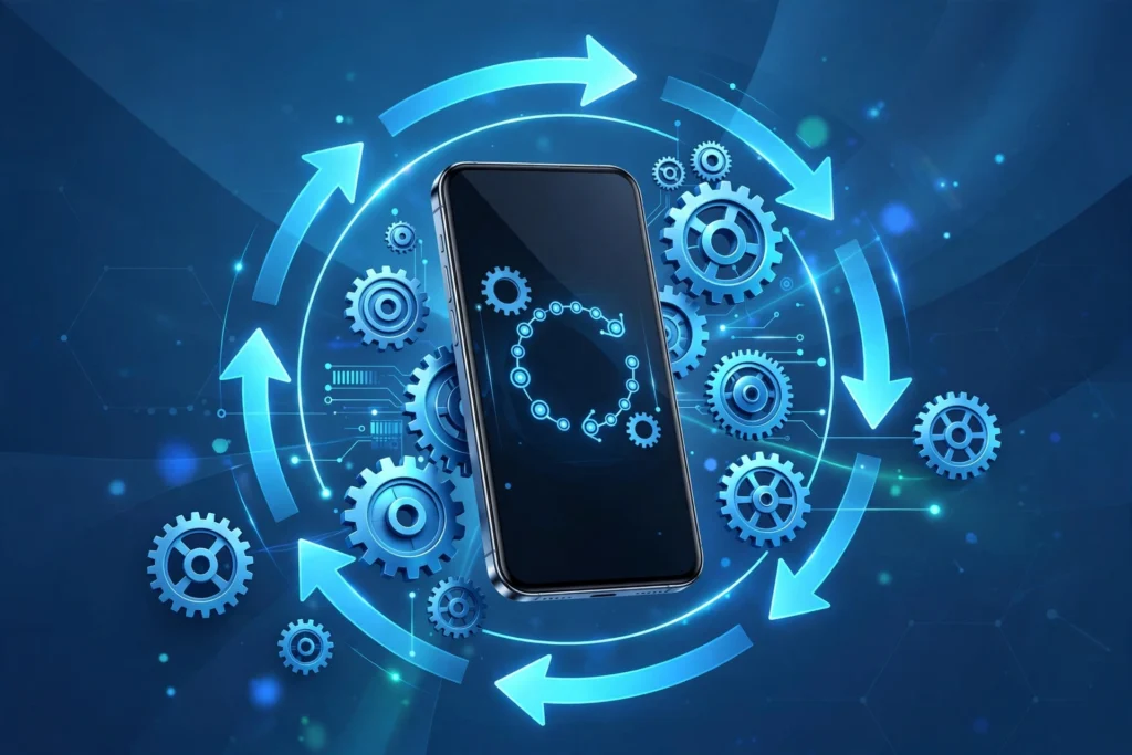 how to update apk files manually on android
