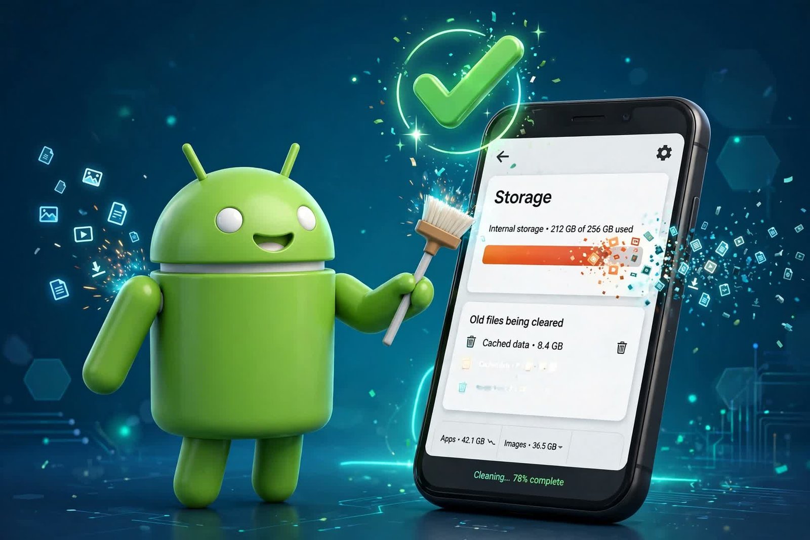 Freeing up storage space on Android to fix the App not installed error